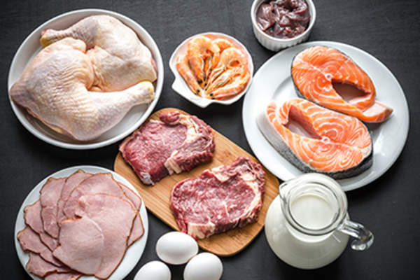 高蛋白的食物。