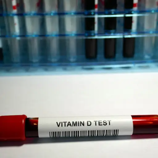 血液小瓶标记为维生素D测试