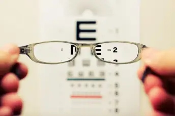 眼镜和视力模糊表