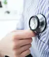 stethoscope on chest