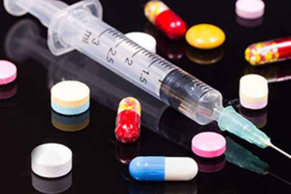 丸和注射器图像