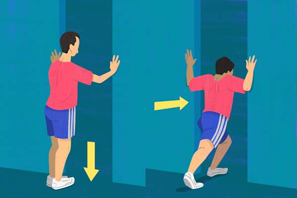 门口的胸部伸展