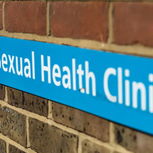 性健康诊所标志。