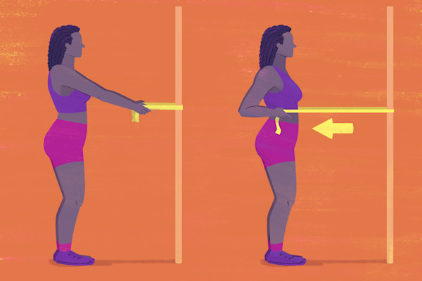 阻力带行练习插图
