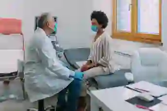 talking to doctor