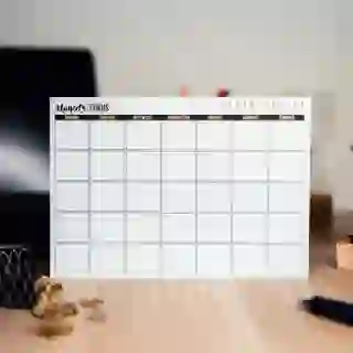 calendar on desk