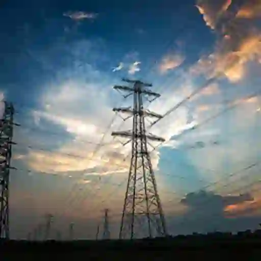 Power lines.