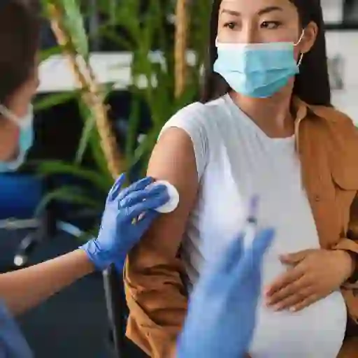 孕妇接受疫苗