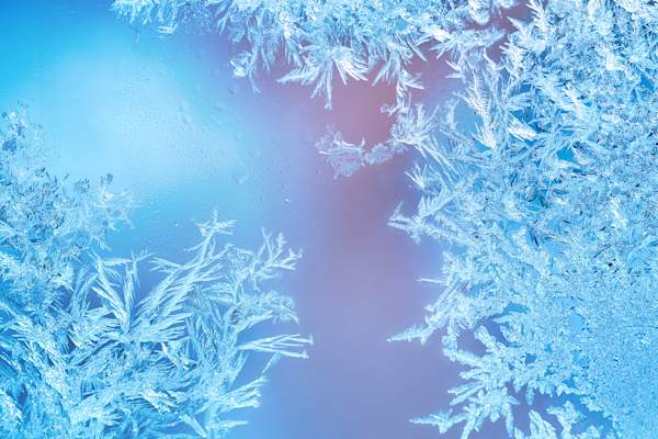 玻璃上的磨砂图案