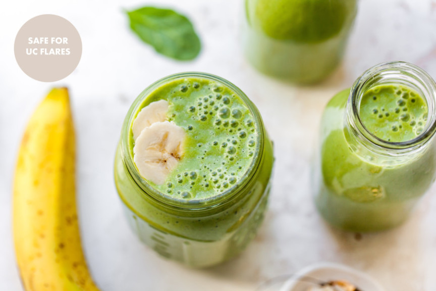Peanut Butter-Banana Green Smoothie