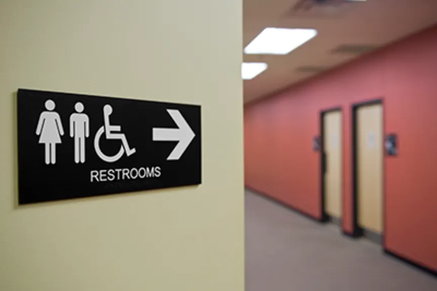 Bathroom signs