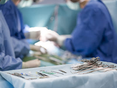 心脏手术手术室。