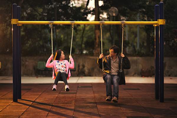 父亲对女儿说话