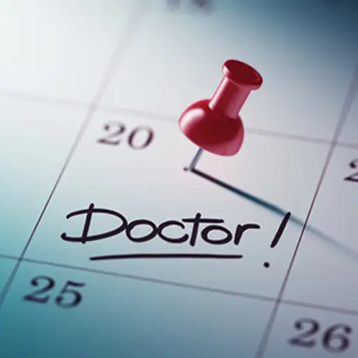 在日历上标出医生预约。