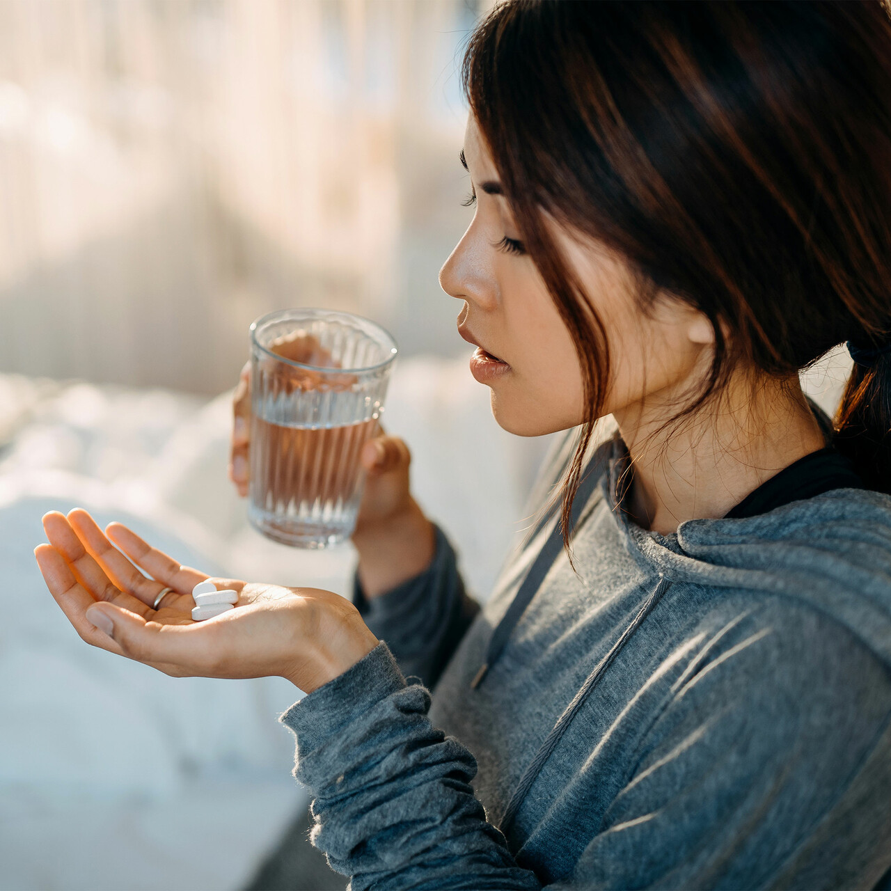 一个女人需要药片