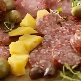 salami and cheese image