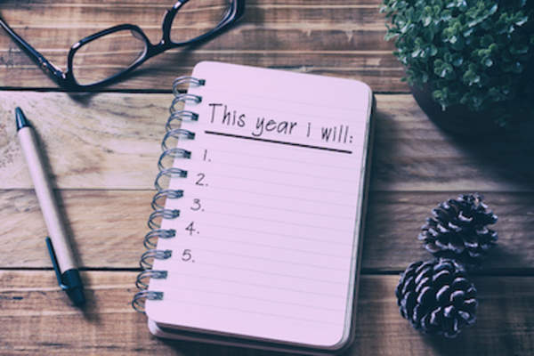 为新年设定目标。