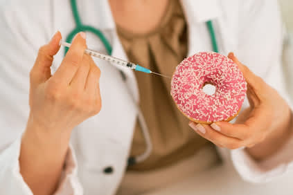 胰岛素变成甜甜圈。