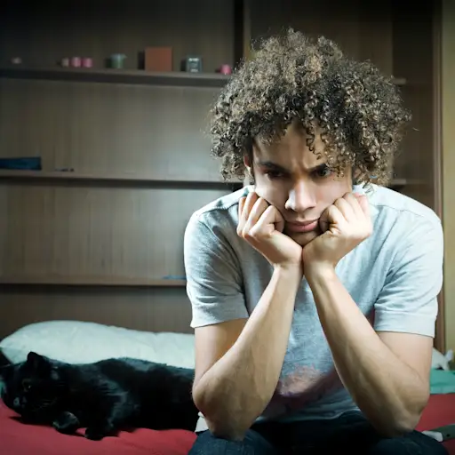worried teen