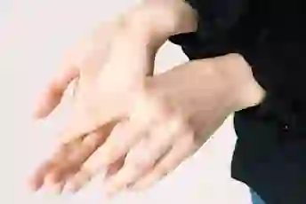 近距离的女人的手