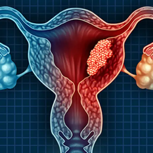 Endometrial cancer image.