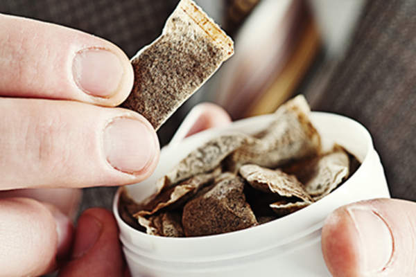 浸渍烟草的部分。