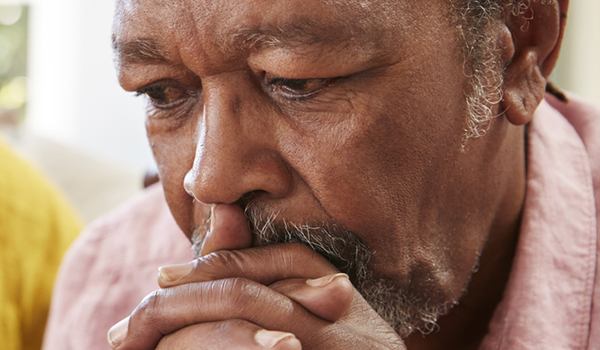 有思想的老年痴呆患者。