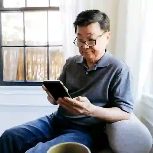 人使用智能手机