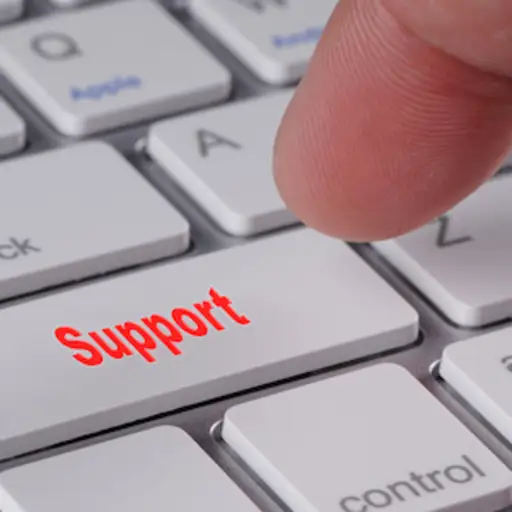 支持计算机键盘上的按键。