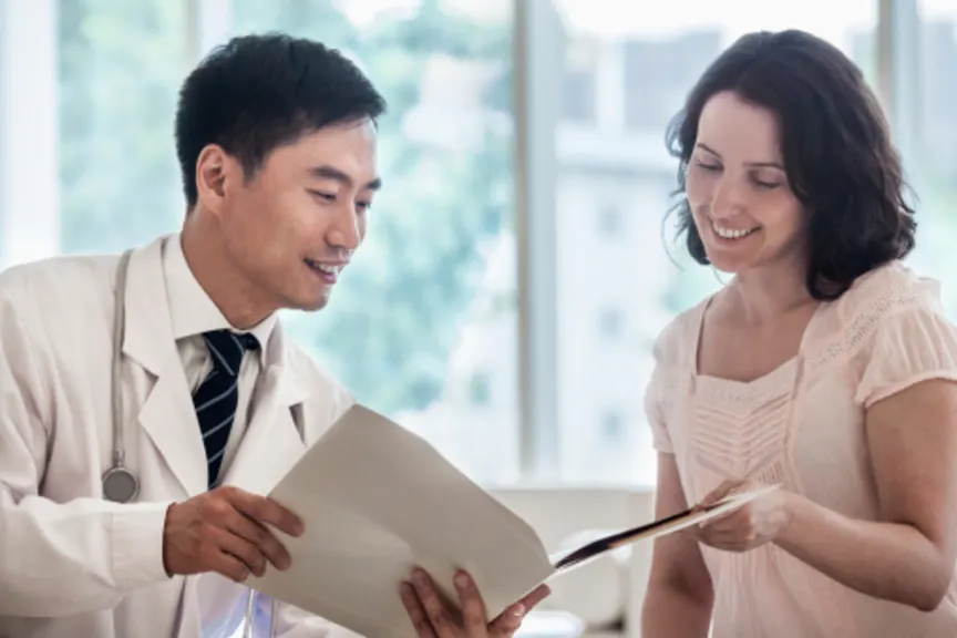 Doctor and patient