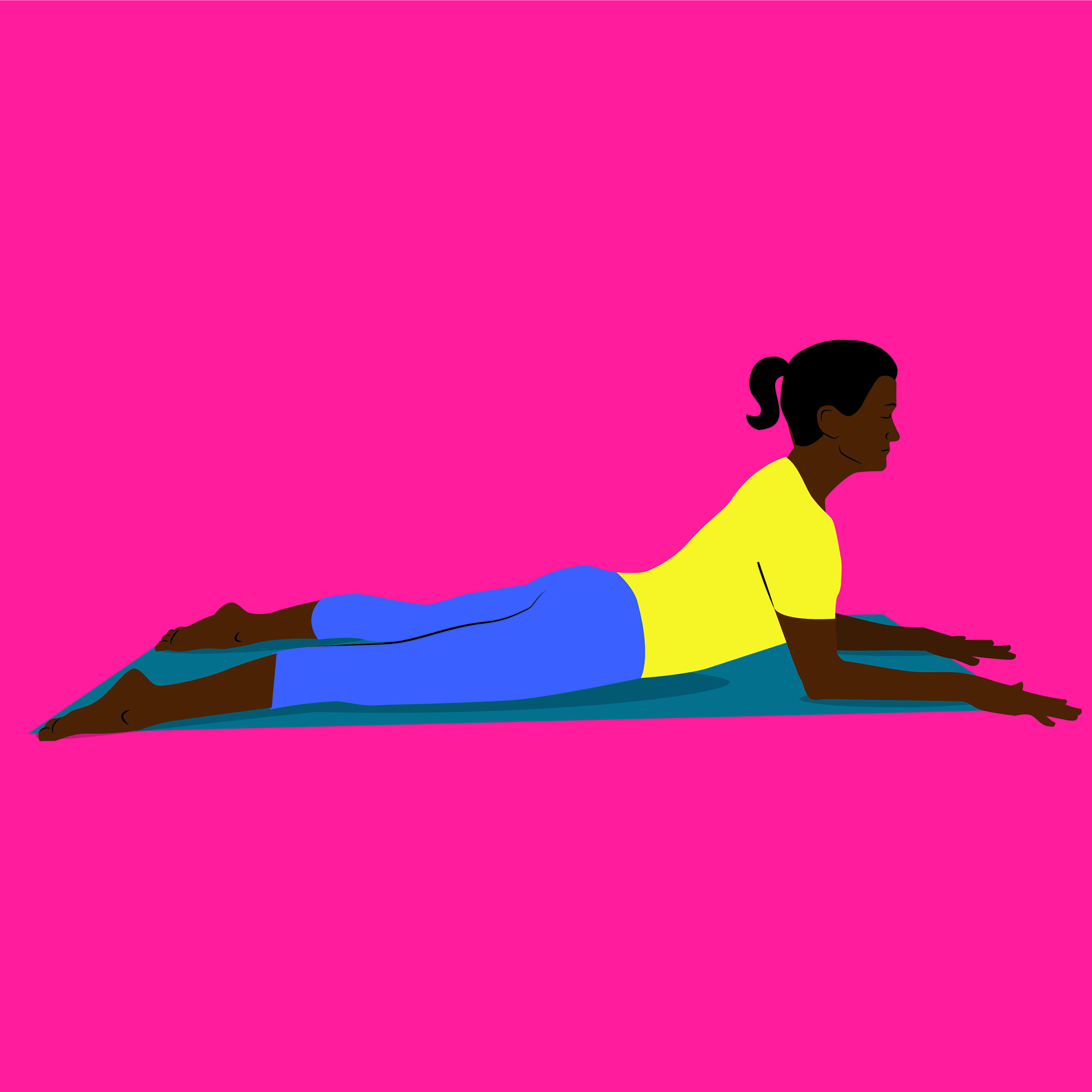 A Yoga Sequence to Help Relieve Menstrual Cramps (INFOGRAPHIC)