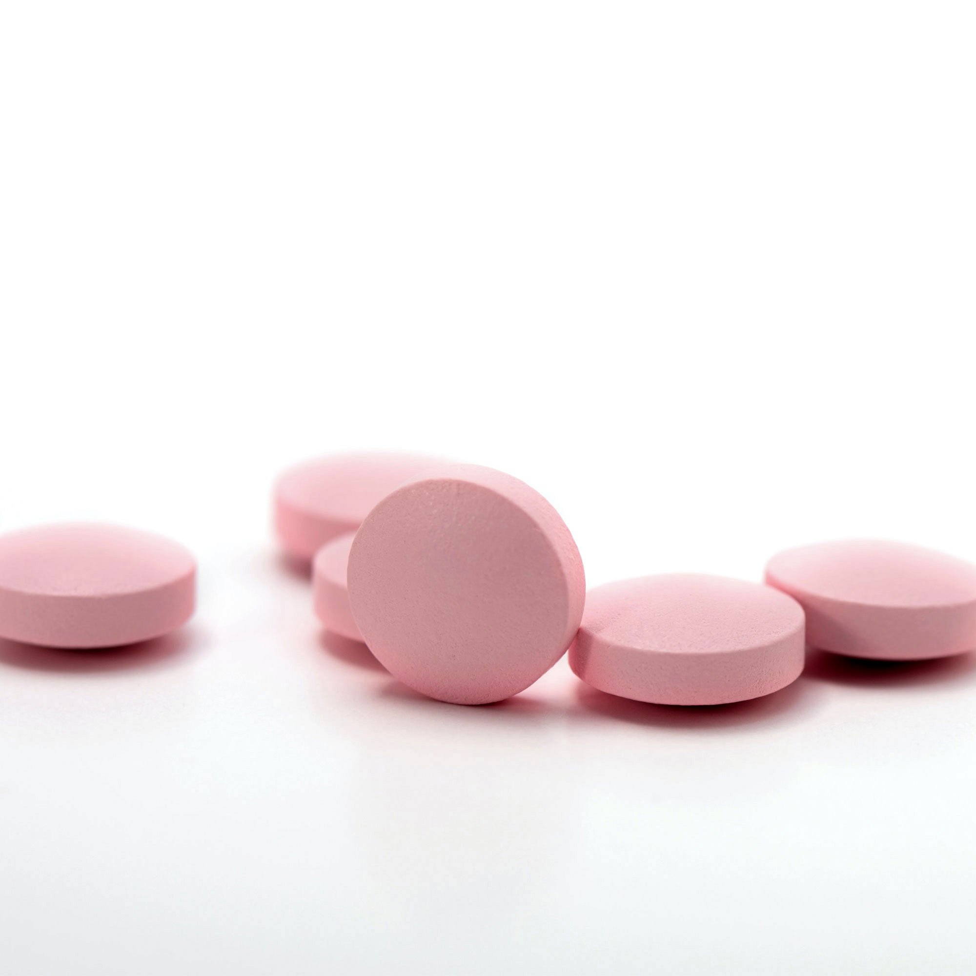 粉红色的药丸
