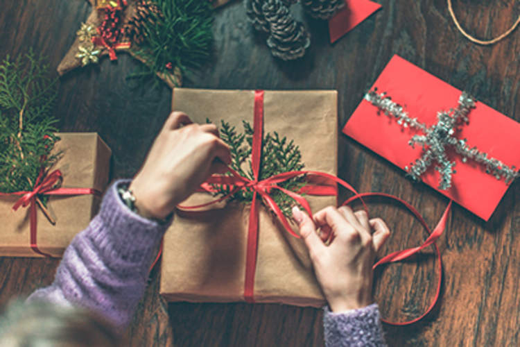 包装的礼物送给心爱的人患有糖尿病。