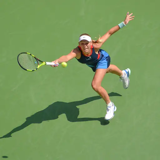 Caroline Wozniacki at Day 2 of US Open 2018