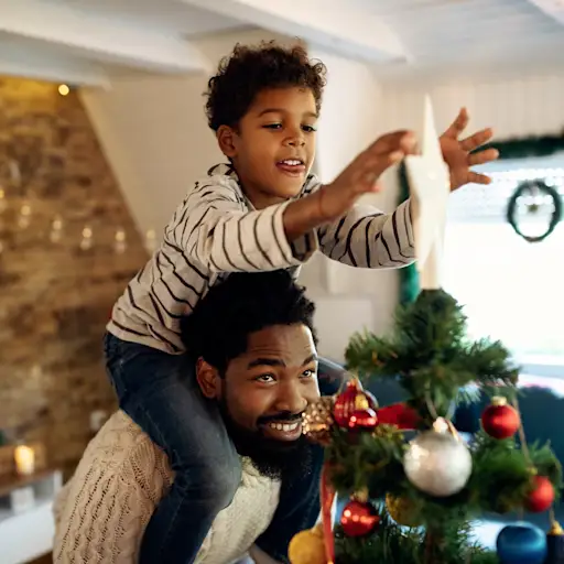 圣诞树上的星星