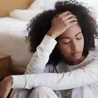 woman with fatigue image