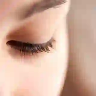 close-up of eyelid