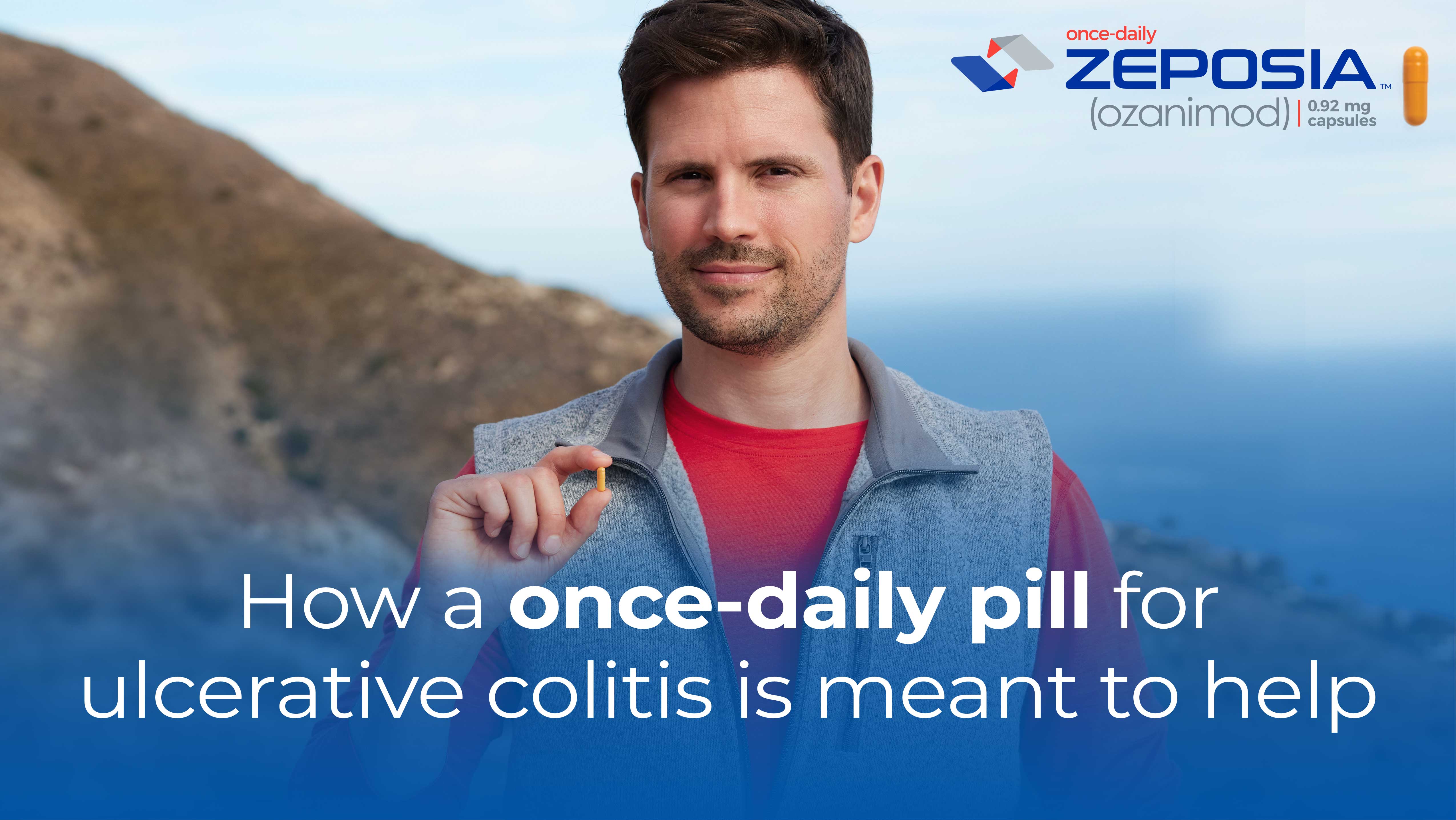 人持有Zeposia药丸