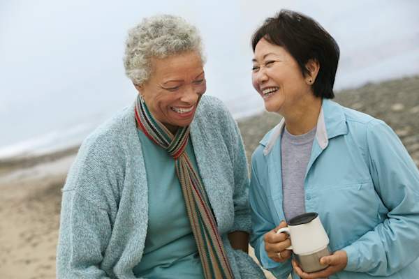 mature women talking
