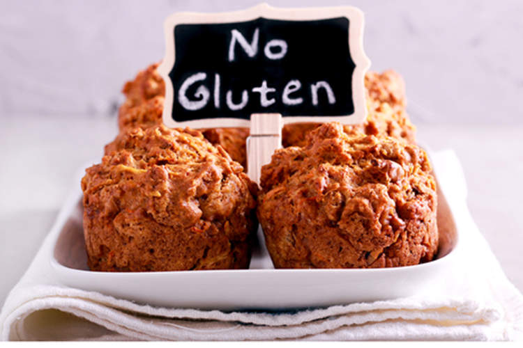无麸质松饼。