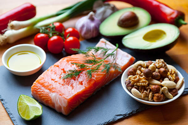 Selection of foods.
