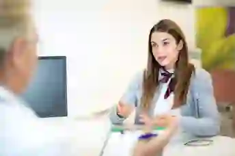 talking to doctor