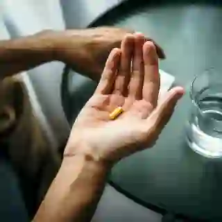 taking a pill