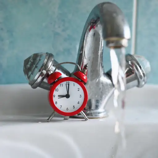 浴缸里的时钟