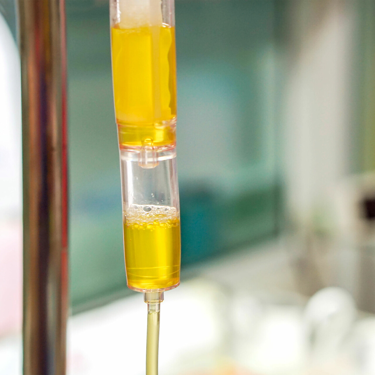 特写视图的血小板输血管