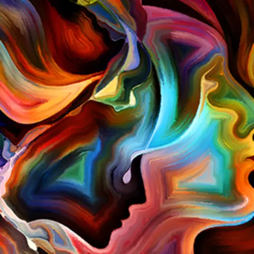 Different personalities portrayed through abstract art.