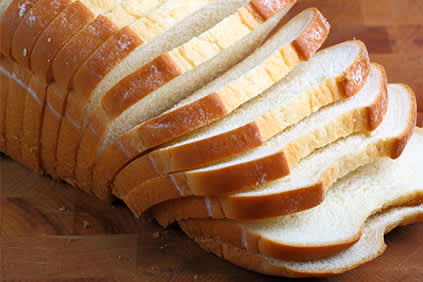 白面包切片面包。