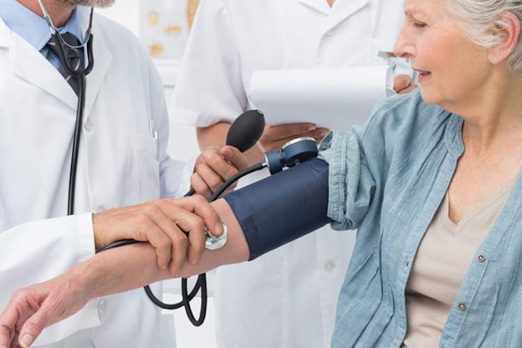 高级女子血压。