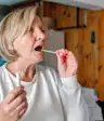 self mouth swab
