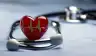 Heart model and stethoscope.